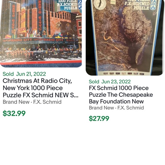 Vtg. 1994 FX Schmid 1000 pc Puzzle Downtown Manhattan Axonometric View of Man… - Picture 7 of 8